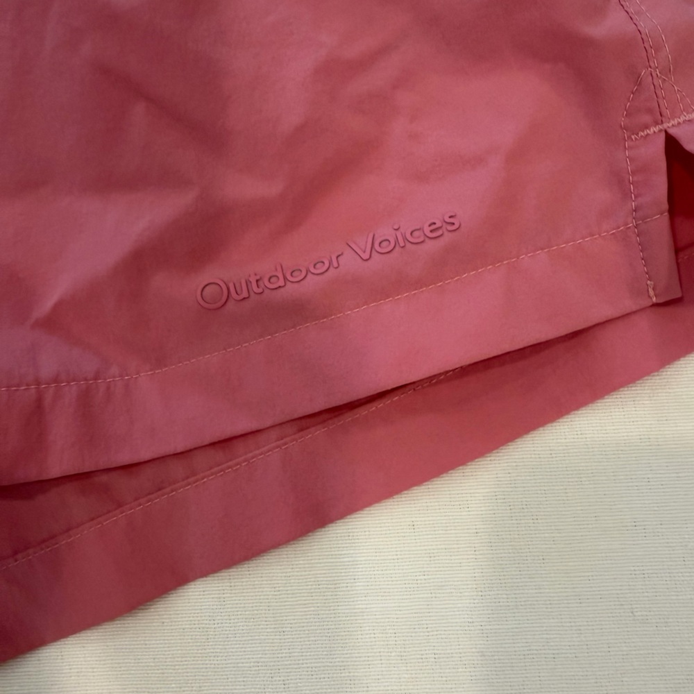 Outdoor Voices Doing Things Shorts Size Small Bubblegum Pink - Picture 4 of 5